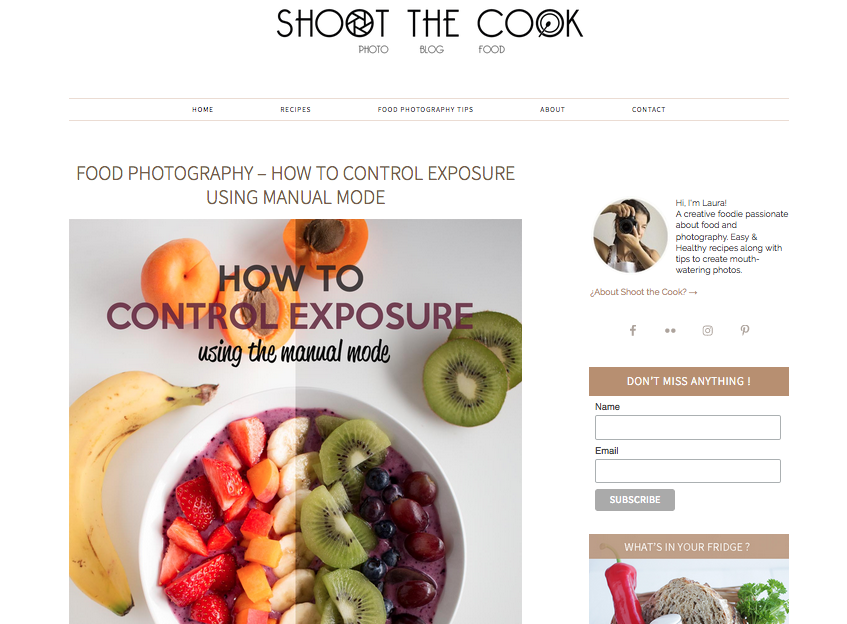 Shoot The Cook food photography blogs