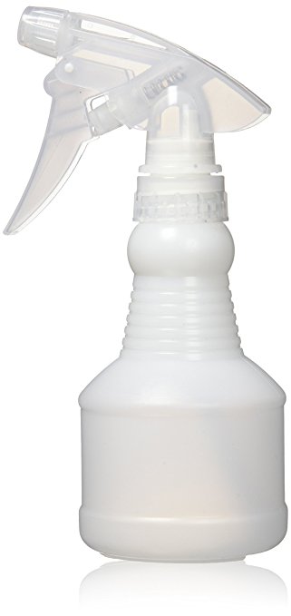 A spray bottle, as often used by a professional food stylist