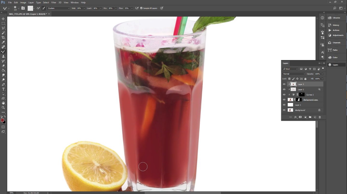 food photo retouching tutorial